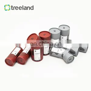Customized Paper Tube Packaging Bio Friendly Cardboard Tube Food Grade Round Canister thumbnail-5