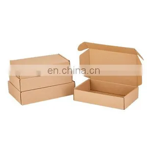 Custom Logo Printing Brown Corrugated Mailer Box, Kraft Paper Box thumbnail-1