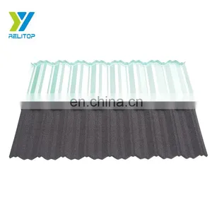 Made From China 0.5 Mm Thick Aluminum Zinc Roofing Sheet High Quality Metal Stone Coated Roof Tile thumbnail-4
