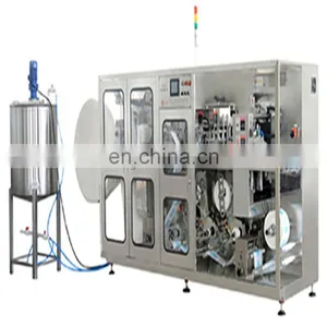 High Speed Wet Tissue Production Line Cheap Price Baby Wet Wipes Folding Machine thumbnail-1