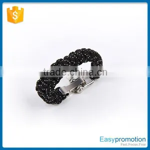 New Product 550 Paracord Survival Bracelet Printing Logo Wholesale thumbnail-3