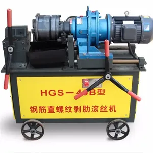 Easy To Use Rebar Thread Rolling Machine / Automatic Threader Machine thumbnail-1