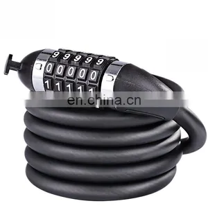 Bicycle Lock Anti-theft Mountain Bike Password Lock Steel Cable Lock Bicycle Riding Accessories General Electric Bicycle thumbnail-1