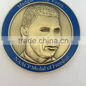 Metal Freedom Medal/gold Plating 3D Medal/the Pin Glory thumbnail-1