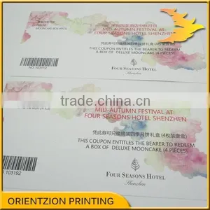 Anti Tamper Ticket, Variable Data, Bar Code Ticket, Gift Vouchers, Food Vouchers. thumbnail-1