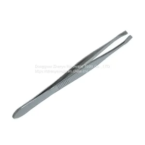 Oblique Head Eyebrow Clip, Small Tweezers, Hair Removal Forceps, Eyebrow Trimming Clip, False Eyelash Clip, Hair and Beard Tweezers, Beauty Makeup Tools thumbnail-5