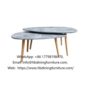 Triangular Top MDF Coffee Table thumbnail-1