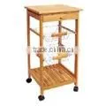 Solid Bamboo Kitchen Trolley thumbnail-1