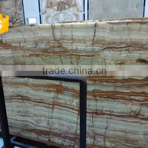 Wholesale Best Quality Wood Grain Onyx Marble Tile thumbnail-3