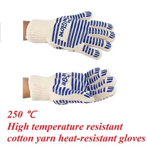 High Temperature Resistant, Fire-resistant, and Cut Resistant Aramid Gloves thumbnail-2