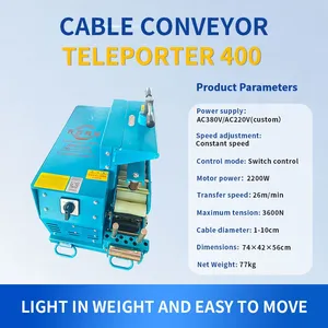 Electric Power Cable Conveyor Laying Equipment for Cable Transfer Pulling Machine Crawler Cable Conveyor thumbnail-3