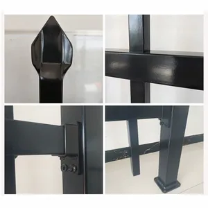 Heavy-Duty Galvanized Steel Fence Panels - Long-Lasting, Rust-Resistant Security thumbnail-3