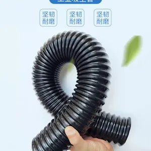 Black PU Steel Wire Reinforced Hose for Cotton Picker thumbnail-1