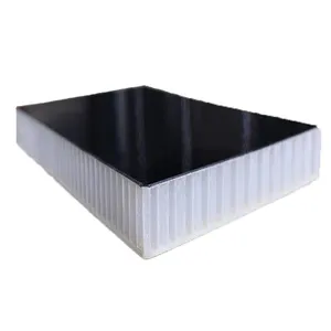 Fireproof Factory Price Rock Wool FRP Fiberglass Side Skirtsl Heat Insulation Wall Panel Building Materials FRP Sandwich Panel thumbnail-4