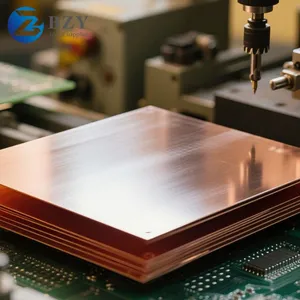 C11000 Customized 99.99 Pure Bronze Copper Sheet Metal / Pure Copper Plate thumbnail-5