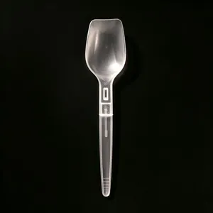 Biodegradable Disposable Foldable PP Plastic Spoons for Frozen Yogurt and Ice Cream thumbnail-4