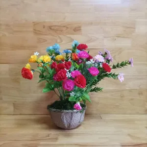 Decorative Tabletop Planter, 300g Load Capacity, 18cm Height, Natural Fiber Composite, Paintable, Compostable, Standard Compliant thumbnail-1