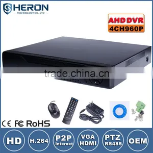 Hybrid 4ch 8ch 16ch 24ch 32ch AHD 720p AHD 1080p Free Client Software H.264 Ahd Dvr thumbnail-1
