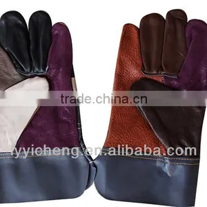Best Durable and Safely Cowhide Split Leather Welding Gloves thumbnail-1