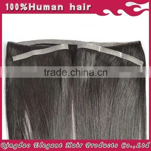 Silky Straight Double Drawn Shedding and Tangle Free Chinese pu Skin Weft thumbnail-6
