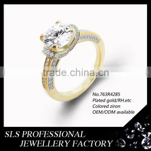 2015 New Fashion Jewelry Rings for Women Gold Ring Wholesale Engagement Ring thumbnail-5