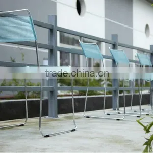 PVC Rope Wrapped Metal Chair thumbnail-1