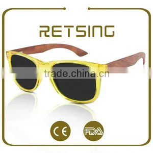 China Custom Wholesale Eyeglasses Frame Plain Mirror Bamboo Glasses thumbnail-3