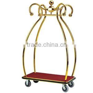 Hotel Room Luggage Cart Wheels thumbnail-2