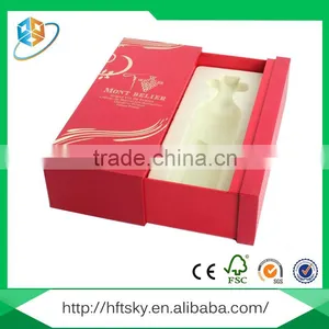 Specializing in Custom Luxury Hot Stamping Logo Single Red Wine Box thumbnail-6