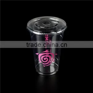 PET Transparent Disposable Plastic Cup With Cover Quality Choice thumbnail-3
