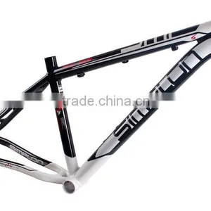 Alloy Mountain Bike Frame XC128 BK+White thumbnail-1