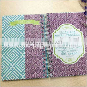 Spiral Notebook Color Pages Printed Notebook Custom thumbnail-2