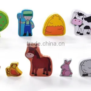 Christmas Gift Set Portable Play Set-farm Set 9 Different Animals in a House Box Learning Toy Manufacturer thumbnail-3