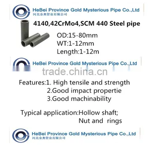 Cold Drawn Seamless Pipe Steel Cr/Mn Alloy Pipes From China thumbnail-5