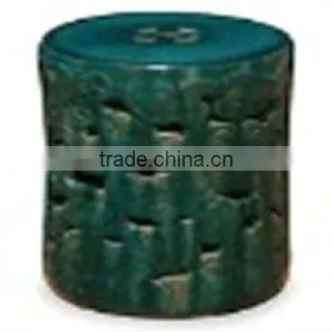 Chinese Antique Green Procelain Drum Stool thumbnail-1
