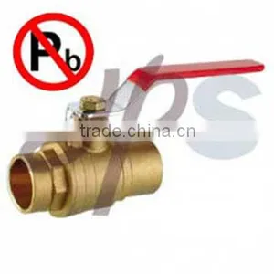 Lead Free Brass Solder Ball Valve thumbnail-1