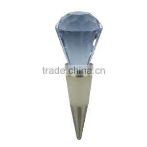 Vintage Glass Crystal Wine Bottle Stopper thumbnail-4