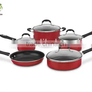 Hot Selling Forged Aluminum Non-stick & Ceramic Induction Cookware Sets thumbnail-2