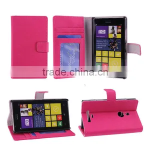 FOR NOKIA LUMIA 925 SYNTHETIC LEATHER STITCH CASE COVER WITH MAGNETIC FLAP CLOSURE thumbnail-1