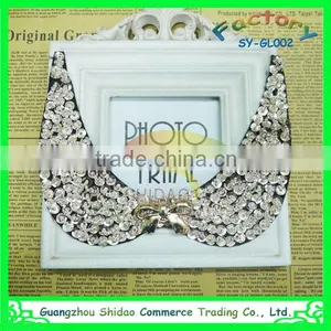 Custom New Arrival White Cheap and Chantilly Sequin African Lace Collar for Garment thumbnail-4