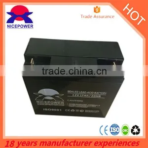 12Volt Deep Cycle 12v 17ah 20hr Battery for Ups Solar Power thumbnail-1