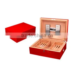 Luxury Spanish Cedar Lacquer Wooden Cigar Box Quality Choice thumbnail-2