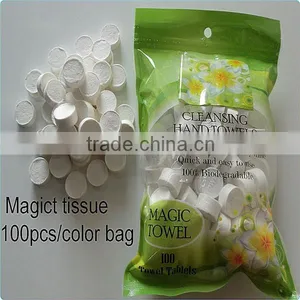 2015 Best Seller Best Price Mini Napkin Hotel Nonwoven Compressed Towel thumbnail-2