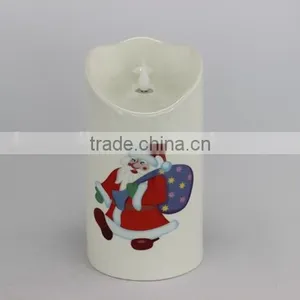 Flameless Christmas LED Lights Candles in Ceramic Wholesale thumbnail-1