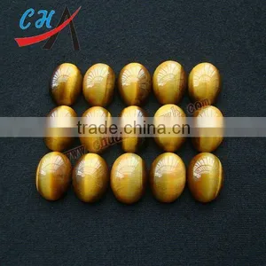 Tiger Eye Oval Shape Stone Inlay Cabochons thumbnail-1