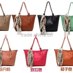 Women's Handbag 2015 Female Shoulder Bag Messenger Bag Handbag Silk Scarf Decoration Fashion Vintage Bag thumbnail-3