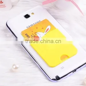 Best Promotion Gifts Silicone Phone Sticker/phone Card Pocket thumbnail-6
