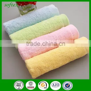 Shanghai Softex 25*25cm 20g Bamboo Fiber Natural Wholesale Baby Washcloths Cheap thumbnail-1