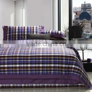 Purple Stripe Comforter/4 Piece Bedding Sheet Set thumbnail-1