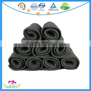 Bamboo Charcoal Diaper Insert 5Layers Charcoal thumbnail-1